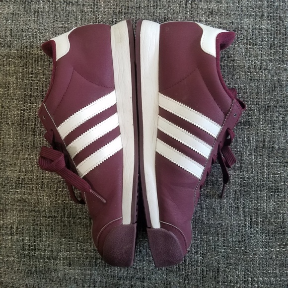 Classic maroon Adidas Samoa sneakers EUC - Picture 3 of 7